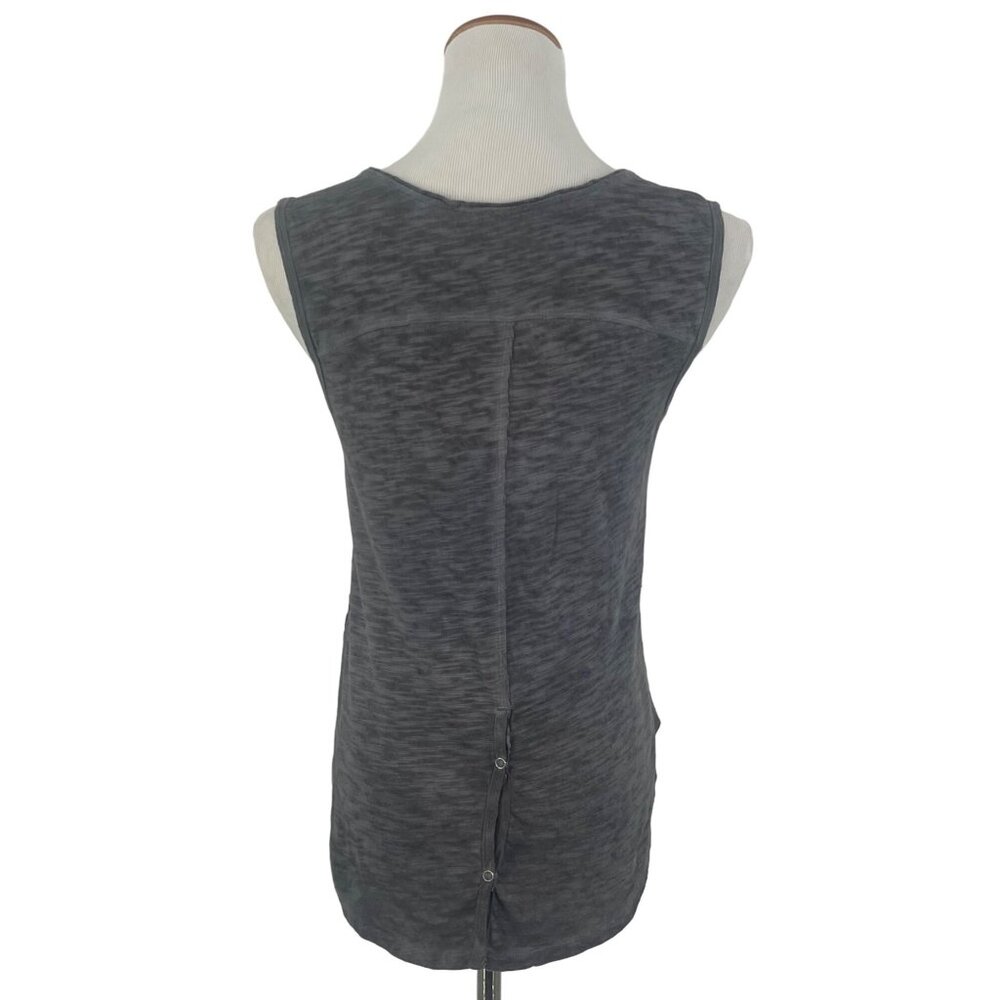 Free People Gray Lace Overlay Sleeveless Top - Picture 7 of 16